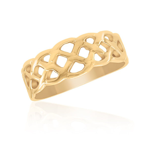 10K Yellow Gold Celtic Knot Ring