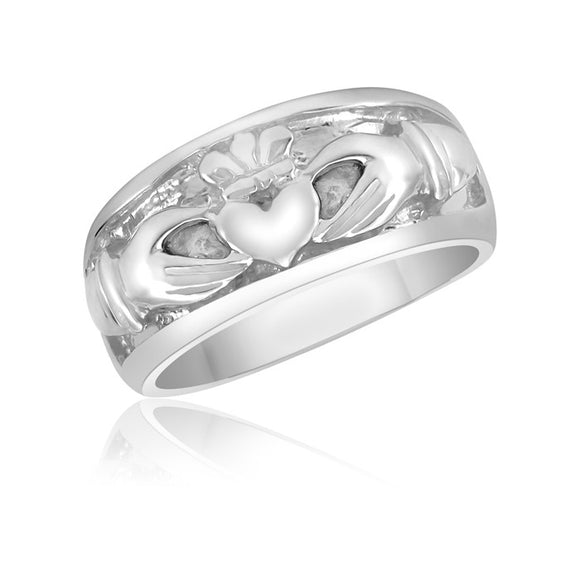 Claddagh Promise Ring - Wedding - Engagement - Love - Loyalty - Friendship - Sterling Silver 88334-3188