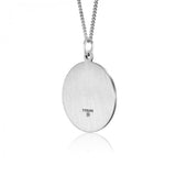 18.5mm Holy Communion Brushed Sterling Silver Pendant 22400-1522