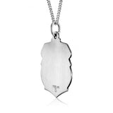 Saint Michael Shield 20.5mm x 24.5mm Sterling Silver Pendant Charm 33234-0933