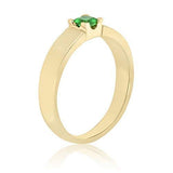 10K Yellow Gold Simple and Elegant Ring - 1 Birthstone Family Ring 22MJF-451-1922