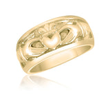 Claddagh Promise Ring - Wedding - Engagement - Love - Loyalty - Friendship - 10K Yellow Gold 77334-0477