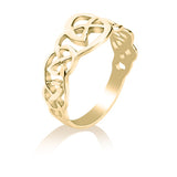 10K Yellow Gold Celtic Knot Ring