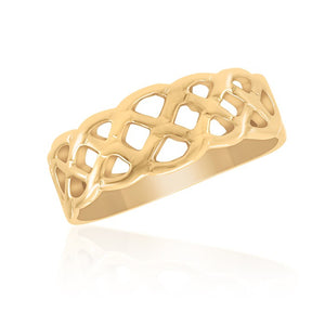 10K Yellow Gold Celtic Knot Ring