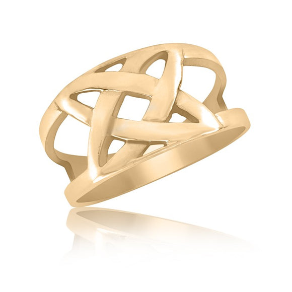 10K Yellow Gold Celtic Ring