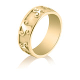 10K Yellow Gold Celtic Triskele Ring 77334-2577