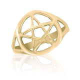 10K Yellow Gold Celtic Star Ring