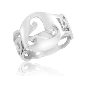 Sterling Silver Celtic Triskele Ring 88334-3988