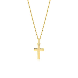 Cross Charm - High Polsihed - 10Karat Gold