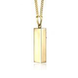 14K Two Tone Jewish Bar Themed Pendant 403-09