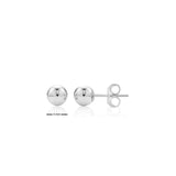 14K High Polished Ball Studs - 4mm BS4MMYG