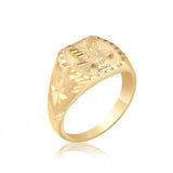 10K Yellow Gold Men's Eagle Ring 44MJB980344