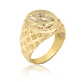 10K Yellow Gold Men's Eagle Ring 44MJB992044