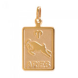 10K Yellow Gold Aries Pendant