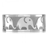 Sterling Silver Elephant Ring 773537-E