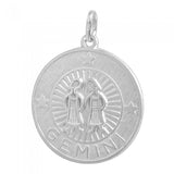 Sterling Silver Gemini Pendant 44235-1944-Gemini