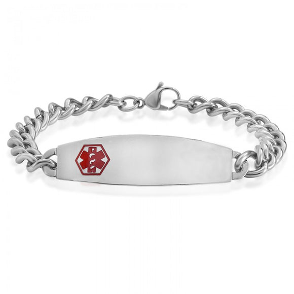 Stainless Steel Medical ID Bracelet 77P4-5577