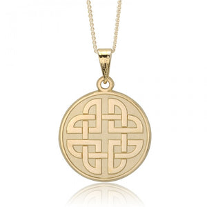 10K Yellow Gold Celtic Knot Pendant