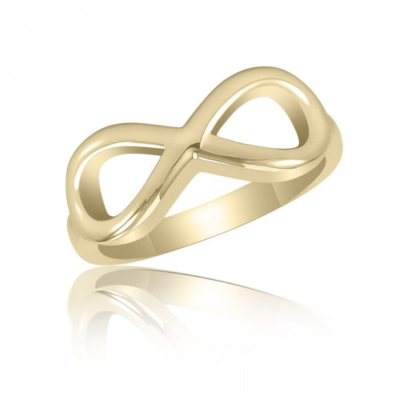 10K Yellow Gold Infinity Ring