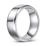 High Polished Beveled Edge Sophisticated Wedding Band or Fashion Ring KSCO-06