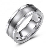 Two Tone Textured Cobalt Wedding Band KSCO-13