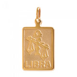 10K Yellow Gold Libra Pendant 33210-1233-Libra