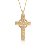 10K Yellow Gold Large Celtic Cross MJ33507