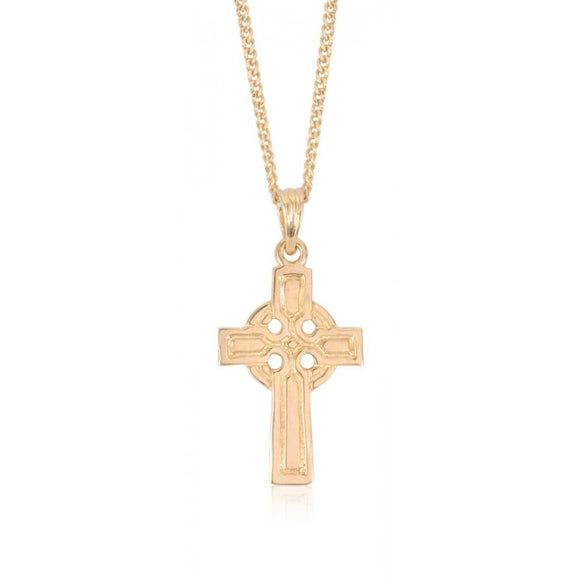 Celtic Cross Pendant in 10K Yellow Gold 77335-0477