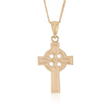 10K Yellow Gold Large Celtic Cross 77335-0377