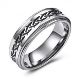 Barbed Wire design Tungsten Wedding Band or Fashion Ring TUR448-66