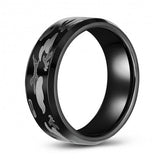 Camouflage Tungsten Wedding or Fashion Ring TUR448-73