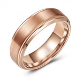 Rose Gold Toned Tungsten Wedding or Fashion Ring TUR448-77