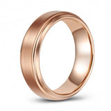 Rose Gold Toned Tungsten Wedding or Fashion Ring TUR448-77