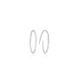 Gold Sleeper Hoop Earrings - 11mm (.43in) Diameter M6002