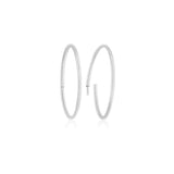 Gold Sleeper Hoop Earrings - 15.3mm (.6in) Diameter M6004