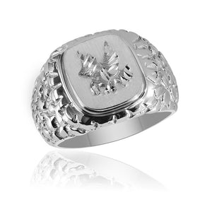 Sterling Silver Men's Eagle Ring MJB9801S