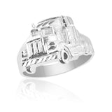 Sterling Silver Men's Truck Ring MJB9839S