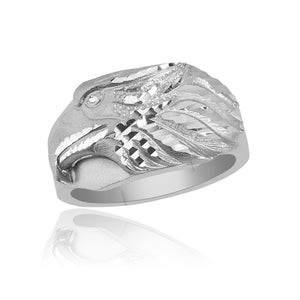 Sterling Silver Men's Eagle Ring MJB9929S