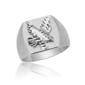 Sterling Silver Men's Eagle Ring MJB9931S