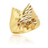 10K Yellow Gold Men's Eagle Ring 44MJB993544