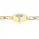 Ladies 10K Medical Bracelet 10606