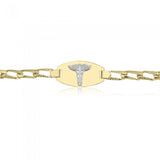 Ladies 10K Medical Bracelet 10606