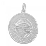 Sterling Silver Pisces Pendant 44235-1844-Pisces