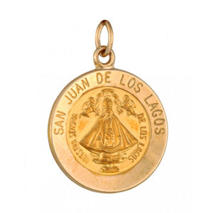 San Juan de Los Lagos 15.5mm 14K Yellow Gold Pendant Charm 33209-4433