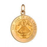 San Juan de Los Lagos 15.5mm 14K Yellow Gold Pendant Charm 33209-4433