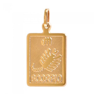 10K Yellow Gold Scorpio Pendant 33210-1233-Scorpio