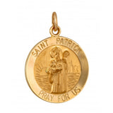 Saint Patrick 18.5mm 14K Yellow Gold Pendant Charm 33402-0633