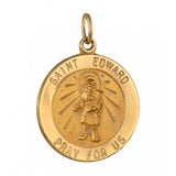 Saint Edward 18.5mm 14K Yellow Gold Pendant Charm 33209-0133