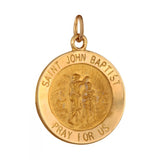 Saint John the Baptist 15.5mm 14K Yellow Gold Pendant Charm 33209-1433