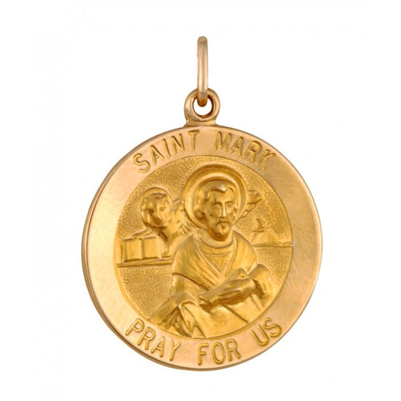 Saint Mark 18.5mm 14K Yellow Gold Pendant Charm 33209-2533